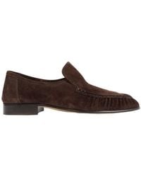 The Row - Soft Mocassin Two Loafers - Lyst