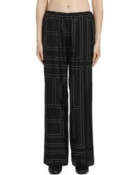 TOTEME - Monogram Silk Pj Bottoms - Lyst