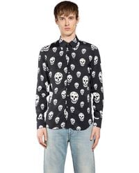 McQueen - Skull Print Shirt - Lyst