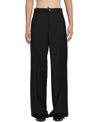 Jil Sander - Wool Mohair Canvas Trousers - Lyst