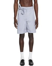 Givenchy - Striped Bermuda Shorts - Lyst