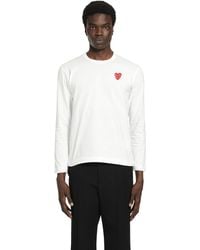 COMME DES GARÇONS PLAY - Heart Long Sleeve T-Shirt - Lyst