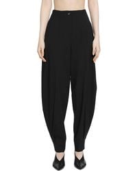 RETORI - Stretch Wool Barrel Pants - Lyst