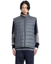 Thom Browne - Down Filled Super 120's Twill Ski Vest - Lyst