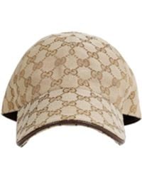 Gucci - Gg Cotton Canvas Baseball Cap - Lyst