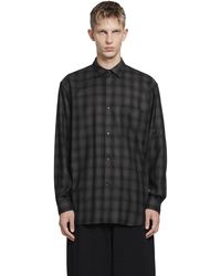 Comoli - Wool Check Shirt - Lyst