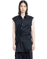 Ann Demeulemeester - Dorian Sleeveless Pocket Long Shirt - Lyst