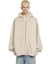 Maison Margiela - Numeric Logo Zip-Up Hoodie - Lyst