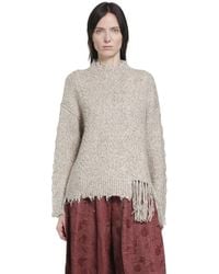 YA YI - Mantra Fringe Sweater - Lyst