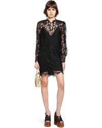 knee length dresses for ladies Oscar de la Renta Floral Guipure Lace Dress – Runway Catalog main image 0