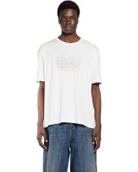 Maison Margiela - Numerical Cotton T-Shirt - Lyst