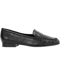Aeyde - Aldous Ruched Penny-Slot Loafers - Lyst
