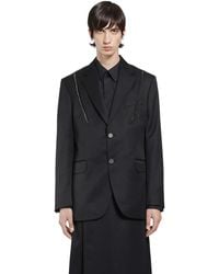 Simone Rocha - Structured Slash Blazer With Daisy - Lyst