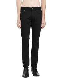 Emporio Armani - Stretch Cotton Denim Slim Fit Jeans - Lyst