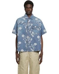MASTERMIND WORLD - Aloha Ss Denim Shirt - Lyst