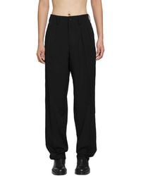 Yohji Yamamoto - Suit Gabardine-Tuck Pants - Lyst