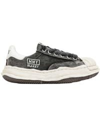 Maison Mihara Yasuhiro - Blakey Bleached Canvas Sneakers - Lyst