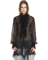 Ann Demeulemeester - Barah Long Comfort Shirt - Lyst