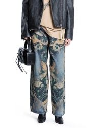 Acne Studios - Printed Super baggy Fit Jeans - Lyst