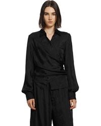 Ann Demeulemeester - Alba Wrap Shirt - Lyst