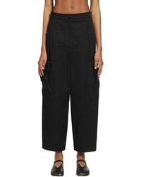 Max Mara - Stretch Cotton Cargo Trousers - Lyst