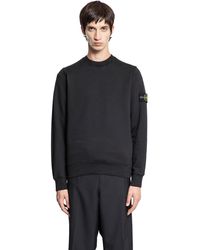 Stone Island - 6100060 Organic Cotton Fleece Sweatshirt - Lyst