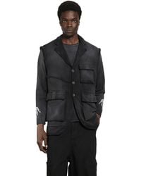 Massimo Sabbadin - Washed Jersey Waistcoat - Lyst