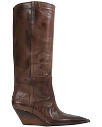 Capasa - Leather Boots - Lyst