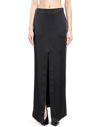 Tom Ford - Crepe Envers Satin Tailored Maxi Skirt - Lyst