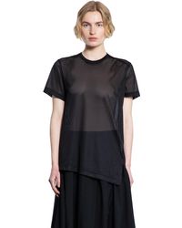 Comme des Garçons - Asymmetric Nylon Mesh T-Shirt - Lyst