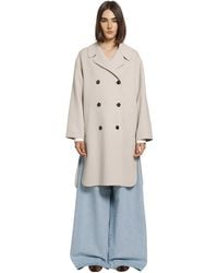 Max Mara - Double-Breasted Wool Midi Coat - Lyst