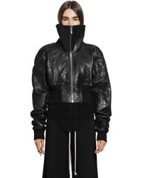 Rick Owens - Tower Dracuflight Cropped Bomber - Lyst