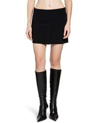 Courreges - Buttoned Mini Skirt - Lyst