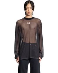 44 Label Group - 44 Long Sleeve Mesh T-Shirt - Lyst