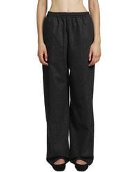 Jil Sander - Wool Flannel Trousers - Lyst