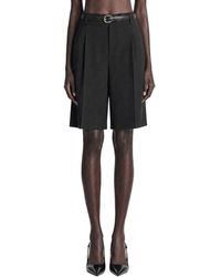 Max Mara - Woollen Cloth Bermuda Shorts - Lyst