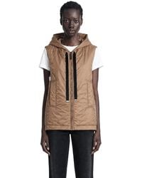 Max Mara - Padded Water-Repellent Hooded Gilet - Lyst