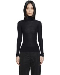 Jil Sander - Lightweight Wool High-Neck Sweater - Lyst