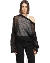 Ann Demeulemeester - Christabel Drop Shoulder Sweater - Lyst