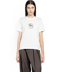 Burberry - T-Shirt With Print - Lyst