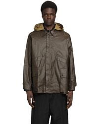 Lemaire - Coated Technical Linen Rain Jacket - Lyst