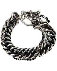 Ann Demeulemeester - Hinna Double Chain Bracelet - Lyst