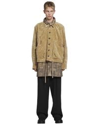 Ziggy Chen - Layered Velvet Jacket - Lyst