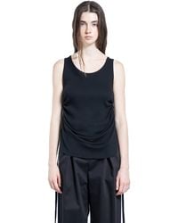 Ann Demeulemeester - Mara Wrinkled Cropped Tank Top - Lyst