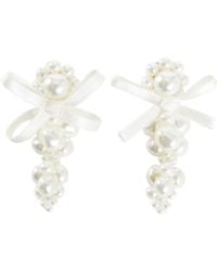 Simone Rocha - Petite Bow Cluster Earrings - Lyst