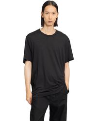 James Perse - Clear Jersey Crew T-Shirt - Lyst