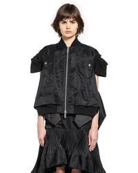 Sacai - Nylon Twill Vest - Lyst