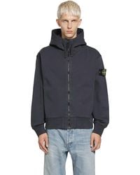 Stone Island - 6100009 Zip-Up Hoodie - Lyst