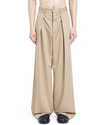 Ann Demeulemeester - Botel Wide Leg Pleated Trousers - Lyst