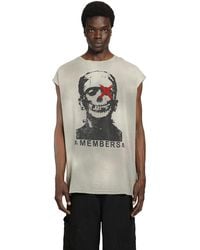Massimo Sabbadin - Franky Printed Jersey Tank Top - Lyst